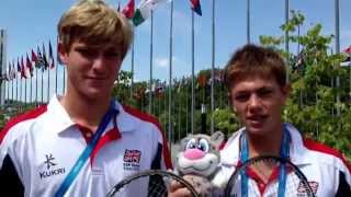 preview picture of video '27th Summer Universiade 2013 - Kazan - Chris Simpson and Dan Cochrane simo.'