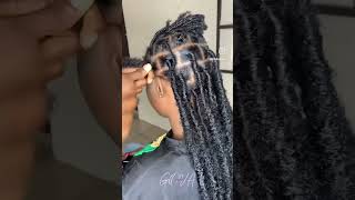 How to install Rihanna jumbo faux locs #fauxlocs
