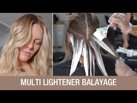 Naturally Blended Blonde Hair | Multi Lightener...