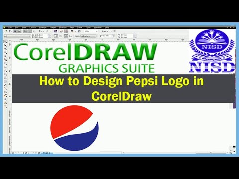 How to Create Pepsi logo  in CorelDraw