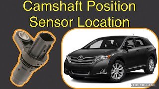 Camshaft Position Sensor location on a 2016 Toyota Venza 3.5L