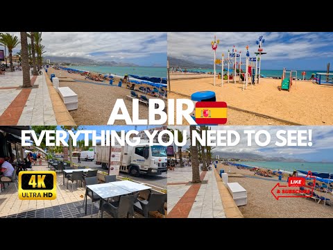 Albir 🇪🇸 Explore the Beautiful Beach & Town of Albir! 4K Walking Tour