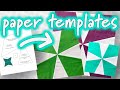 How To Use Paper Templates With The Maltese Cross Block Study