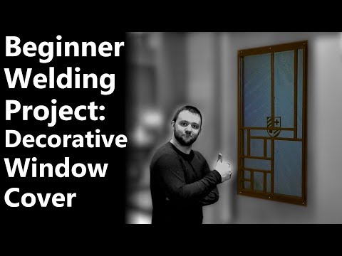 Low Tools Welded Decorative Window Screen | Beginner Welding Project