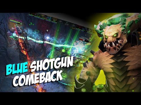 BLUE SHOTGUN COMEBACK - Under Lord Dagon Epic Comeback by cr1t- 7.06 - Top Pro Player Dota 2
