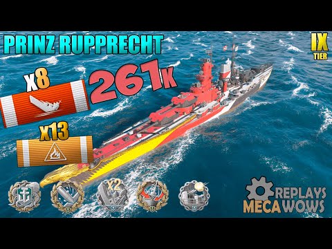 Prinz Rupprecht 8 Kills on Sleeping Giant | World of Warships