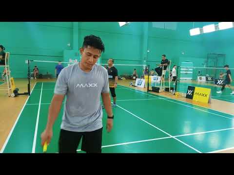 Badminton R16 IPGMY P.PINANG Men's Double Amateur Tour - Rahmadhani / Rumli Vs Wei Jun / Alvin Lee