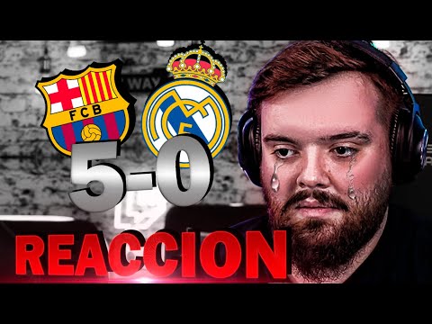 Ibai REACCIONA a Barcelona 5 - 0 Real Madrid *Goleada Del Siglo*