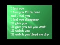 Winterpark - Never Alone Lyrics HD 