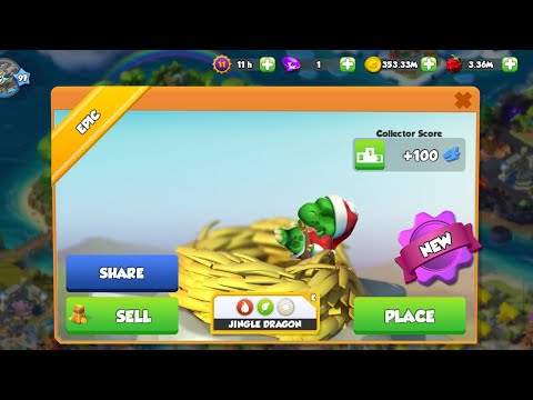 I got JINGLE Dragon 🐉 || Dragon mania legends