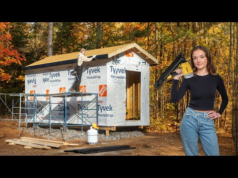 Building an Off-Grid Cabin Roof Before Snowfall (Cabin Build ep. 10)