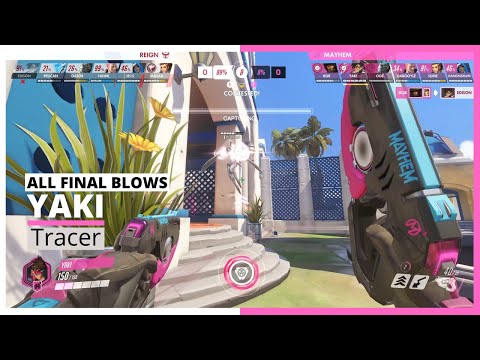YAKI TRACER Highlights vs Atlanta Reign | All the Final Blows | OWL Season 2021 Week 1