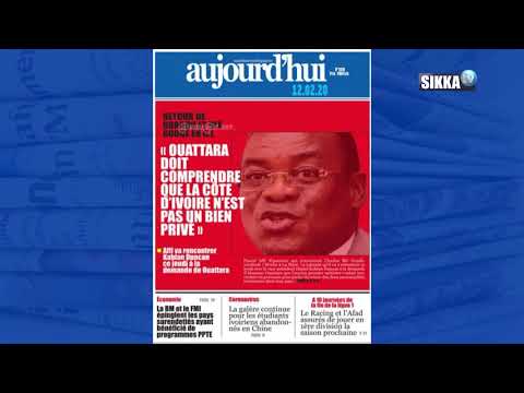REVUE DE PRESSE AFRIQUE DU 12 02 2020