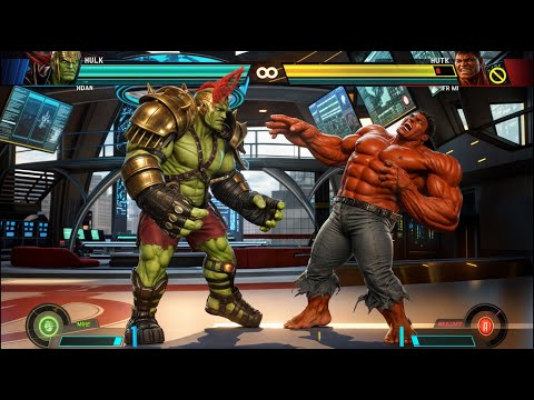GLADIATOR HULK VS RED HULK