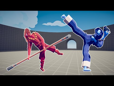 1V1 TAEKWONDO CHAMPION VS ALL UNITS #2 | TABS | Totally Accurate Battle Simulator