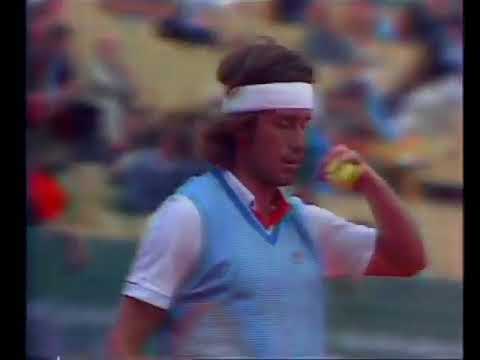 French Open 1981 2R - Yannick Noah v Hans Gildemeister
