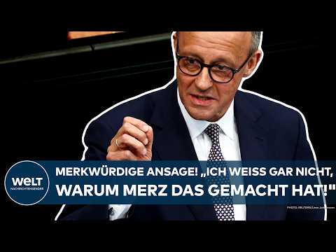 DEUTSCHLAND: Merkwürdige Ansage! "Ich weiß gar nicht, warum Friedrich Merz das gemacht hat!"