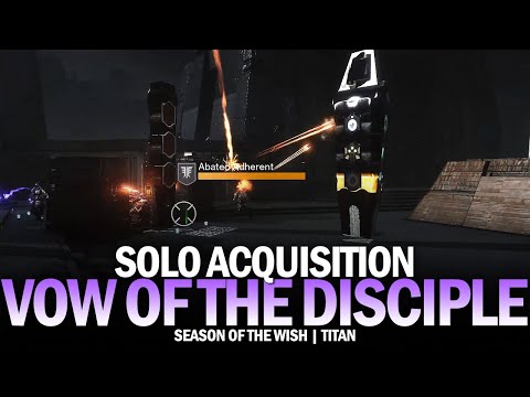 Solo Acquisition (Titan) - Vow of the Disciple Raid [Destiny 2]