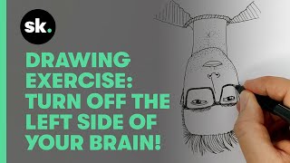 30-Day Drawing Challenge | Day 13: Drawing Upside Down