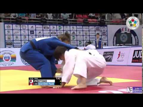 Judo 2014 Grand Prix Ulaanbaatar: Otomo (JPN) - Beauchemin Pinard (CAN) [-57kg] final