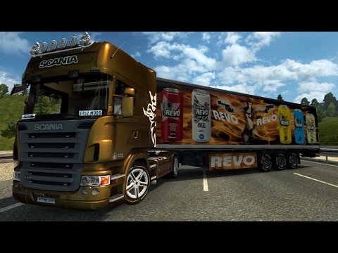 SCANIA R2008 OLD & TRAILER PACK ENERGY DRINK 1.26 ETS2 (Euro Truck Simulator 2) Free Download