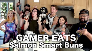 Gamer Eats - Salmon Smart Buns: Brain food for Gamers!