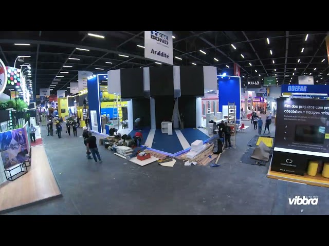 FEICOM - montagem de stand
