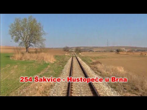 Trať 254 Šakvice - Hustopeče u Brna