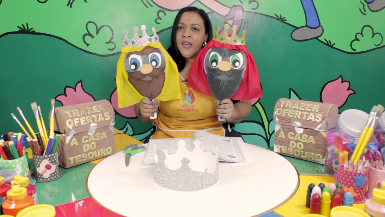 5 - Rei Roboão e Rei Jeroboão Aula do Maternal