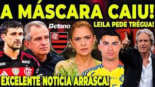 A MÁSCARA CAIU: LEILA PEREIRA PEDE TRÉGUA AO FLAMENGO! EXCELENTE NOTÍCIA ARRASCA!