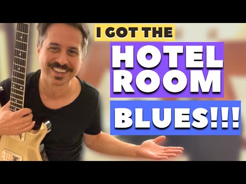 Here's a Robert Johnson Blues Rhythm Lesson from my Hotel Room!