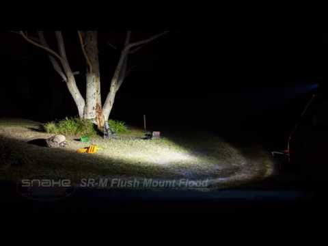 Rigid industries Flush Mount SRM LED Flood Beam - Snake Racing