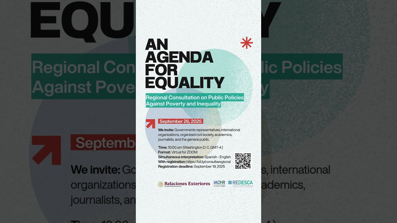 Regional #consultation on #PublicPolicies against #poverty and #inequality