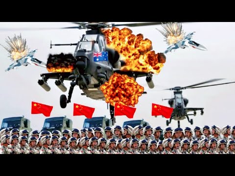 In danger! Australian Soldiers Successfully Destroyed by Chinese Elite Soldiers with Tanks - Arma 3
