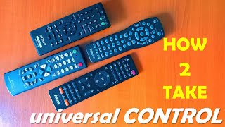 How to sync. an universal remote control - easy stuff :)