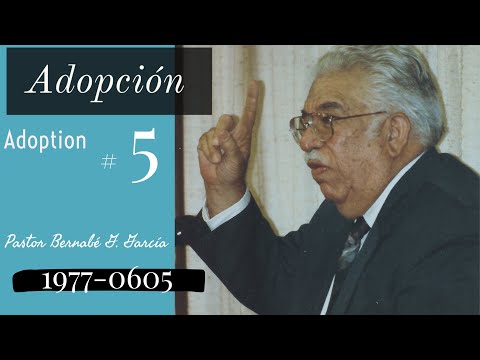 Adopción #5 - June 5th 1977 - Pastor Bernabé G, García