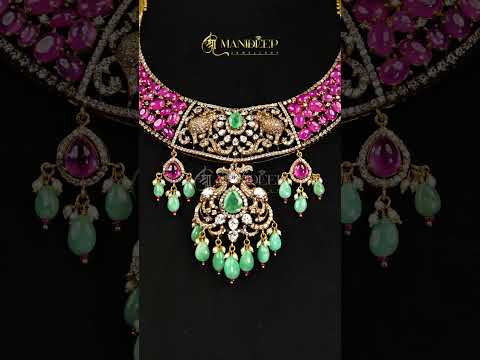 Exquisite Designer Necklace | Timeless Elegance by Manideep Jewellers
