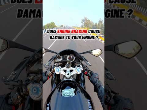 Does engine braking cause damage to your engine? #bikes #motorcycletips #automobile #tipsandtricks
