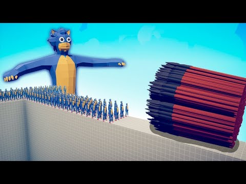 100x SONIC + GIANT vs EVERY GOD   Totally Accurate Battle Simulator TABS 2024