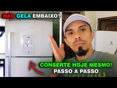 O segredo para consertar qualquer geladeira   brastemp frost free que não gela a parte de baixo
