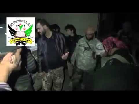 توجيهات قائد لواء الحق الرائد قاسم نجم أبوحمزة قبل عملية اقتحام تل الجموع في ريف درعا