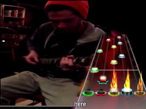 "Thomas Shredding." by Thomas Erak/Chiodos Custom Guitar Chart Preview Expert Guitar 100% FC