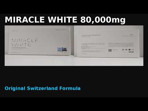 Miracle White 80000mg Glutathione Injections