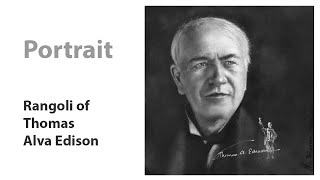 Download lagu Portrait Rangoli | Thomas Edison by Artist Pramod Sahu mp3