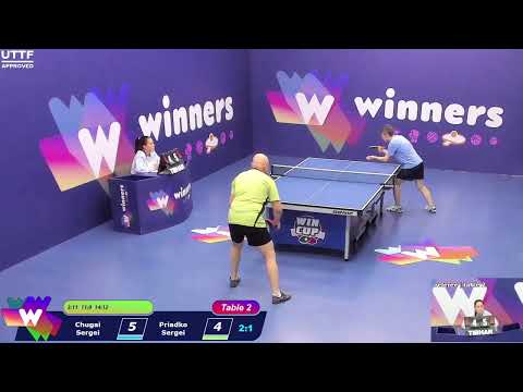 WINners CUP table 2  11.11 Chugai Sergei - Priadko Sergei  17:45