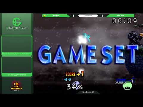 Super Smash Bros 64: Hotline (Yoshi) V The Yid (Falcon / Luigi / Ness) - Synthesis 58 Tournament