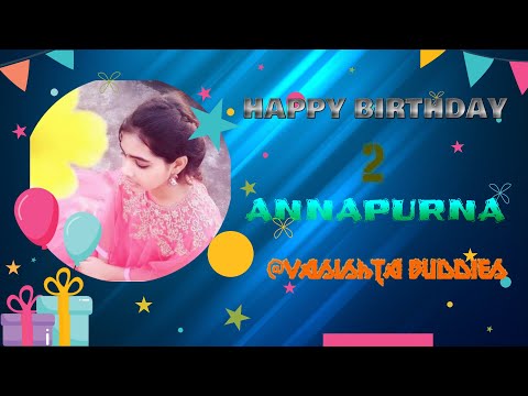 Quarantine Birthday Wishes || Annapurna || Vasishta Friends ||