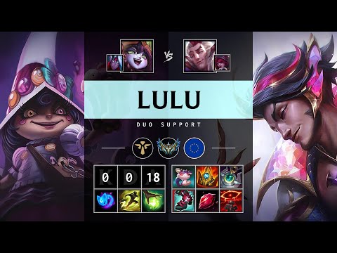 Lulu Support vs Rakan - EUW Challenger Patch 25.07