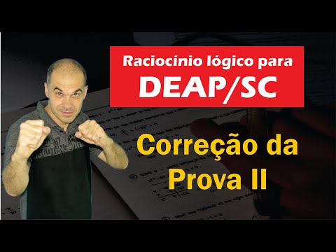 Raciocínio Lógico para DEAP (Banca Fepese) - Correção da prova II