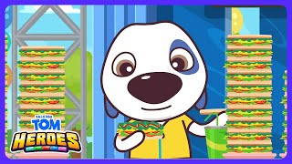 Talking Tom - Stor spisekonkurrence! | Børnefilm | WildBrain Action Arena - Dansk